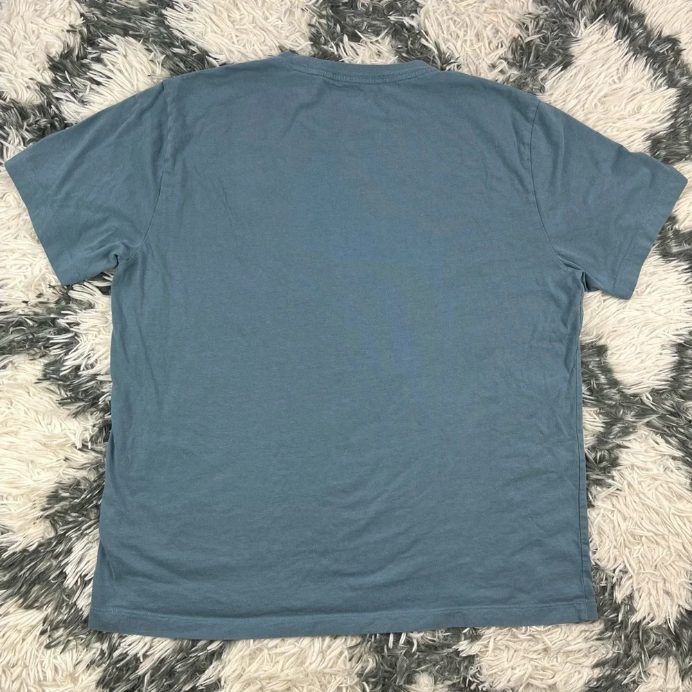 True Religion Men's Blue Silver Graphic T-Shirt Size 2XL